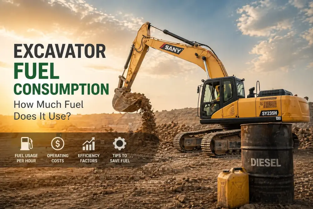 Diesel Excavator Fuel Consumption Per Hour
